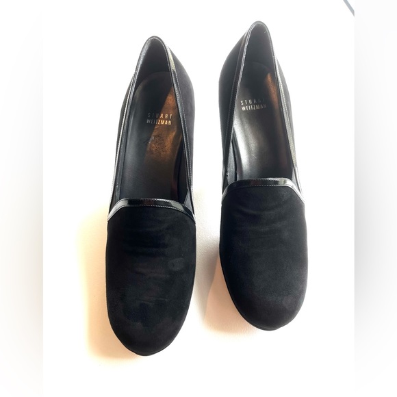 Stuart Weitzman black suede heels - Picture 4 of 7